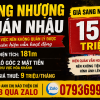 SANG NHƯỢNG QUÁN NHẬU – LÔ GÓC 2 MẶT TIỀN KHU VỰC HÒA KHÁNH